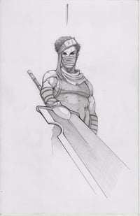 ORIGINAL PENCIL ART SIGNED
