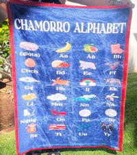 Chamorro Alphabet Blanket