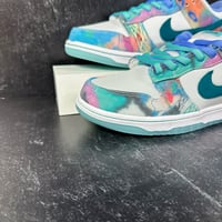 Image 6 of NIKE FUTURA LABORATORIES X DUNK LOW OG QS SB BLEACHED AQUA MENS SHOES SIZE 9.5 NEW