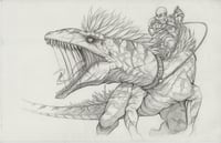 RIDER ORIGINAL ART SIGNED