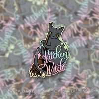 Kitchen Witch Holographic Sticker