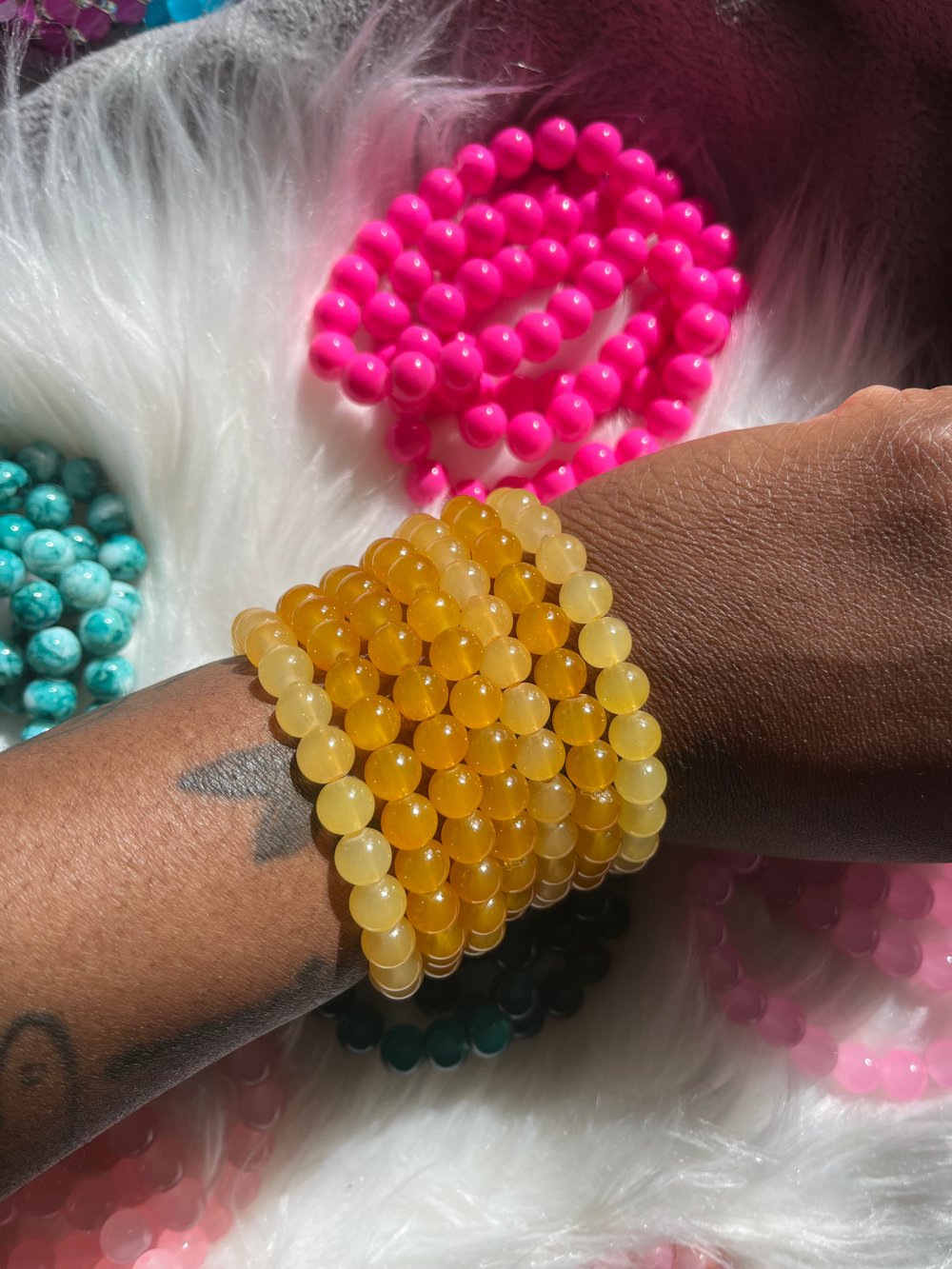 Image of Sunset 🌅 Sunrise 🌄 Yellow 8mm 