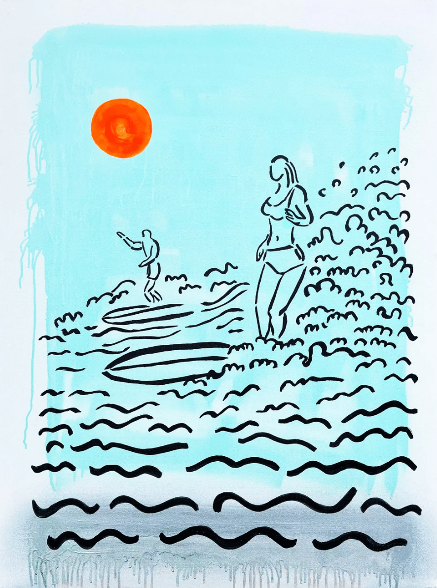Sunny | Surf Print