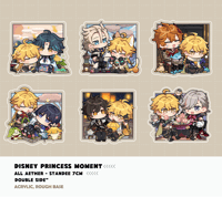 Image 1 of Standee 7cm and Sticker Batch - All Aether - "Disney princess moment" SET
