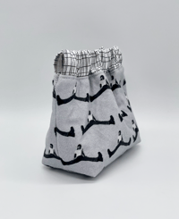 Image 2 of JKxCK Legs Squeeze Top Pouch - 4" x 4" x 2" 