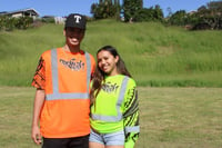 Image 2 of HI VIS ORANGE TRIBAL SHORT SLEEVES