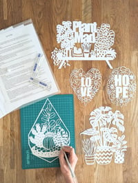 Image 1 of Papercutting Workshop 5th May Plant and Paint