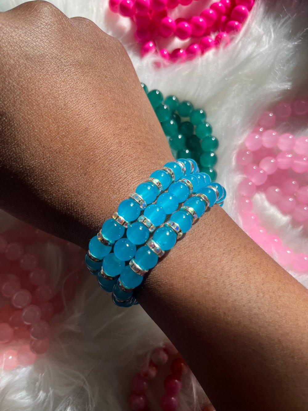 Image of Blue Spacer Stack