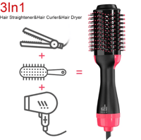 LISAPRO 3 IN 1 Hot Air Brush One-Step Hair Dryer And Volumizer Styler and Dryer Blow Dryer Brush Pro