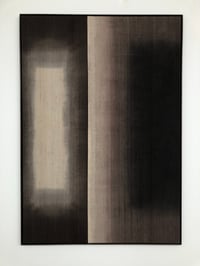 Image 4 of dipdyed abstract silk composition (bw)