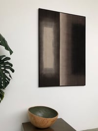 Image 3 of dipdyed abstract silk composition (bw)