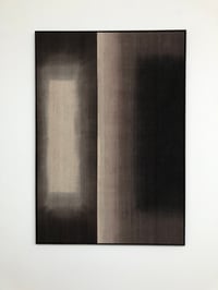 Image 2 of dipdyed abstract silk composition (bw)