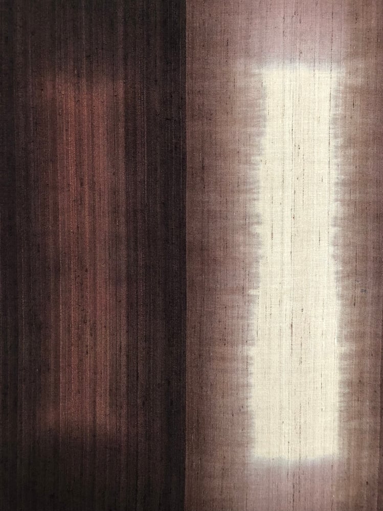 Image of abstract silk composition (red/brown)
