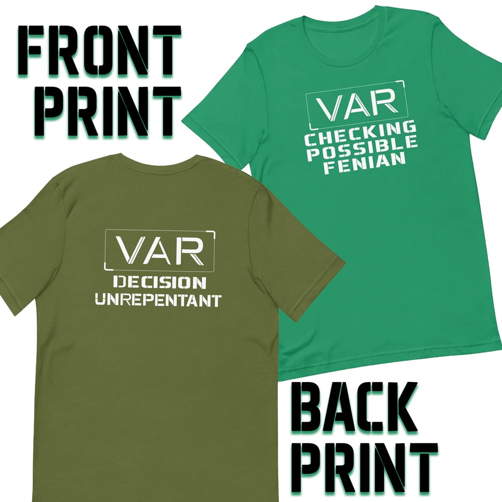 Image of V.A.R - BACK PRINT