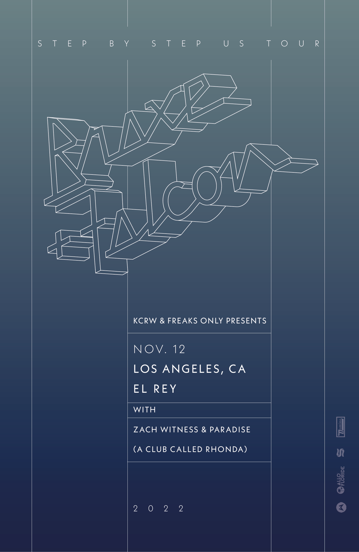 Image of Braxe + Falcon US Tour Poster (LA VERSION)