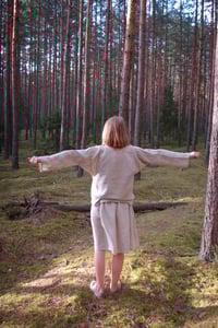 Image 4 of Linen kimono top