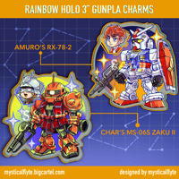 Image 4 of [IN-STOCK] Holo 3" Gunpla Charms