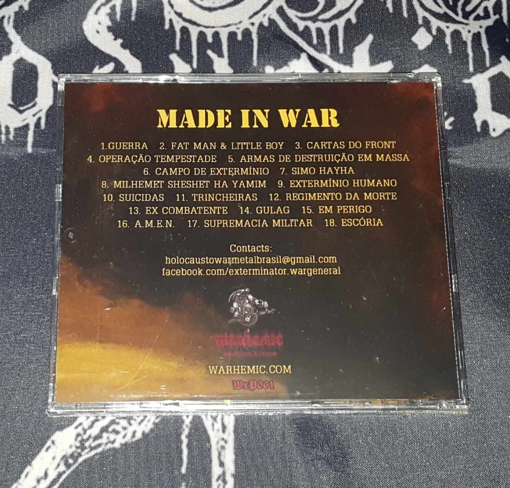 Holocausto War Metal - Made in War - CD