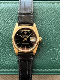 Image 1 of ROLEX DAY-DATE 18038 (cadran noir)