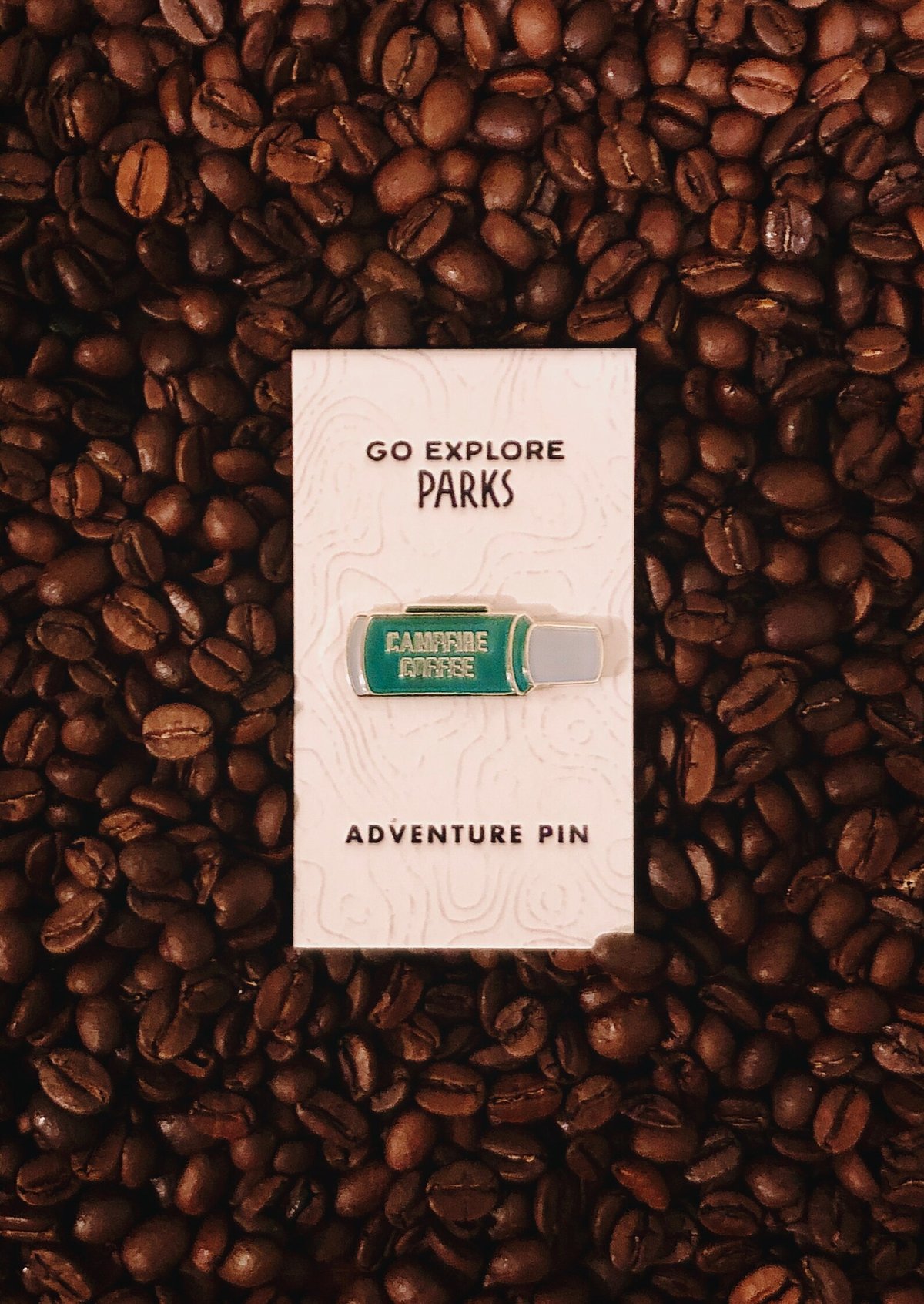 Image of Campfire Coffee enamel pin