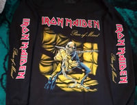 Image 1 of Iron Maiden Piece of mind LONG SLEEVE