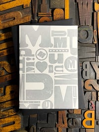 Image 5 of M-U-M-U-M-U-M | Silver | Mother's Day Letterpress Card