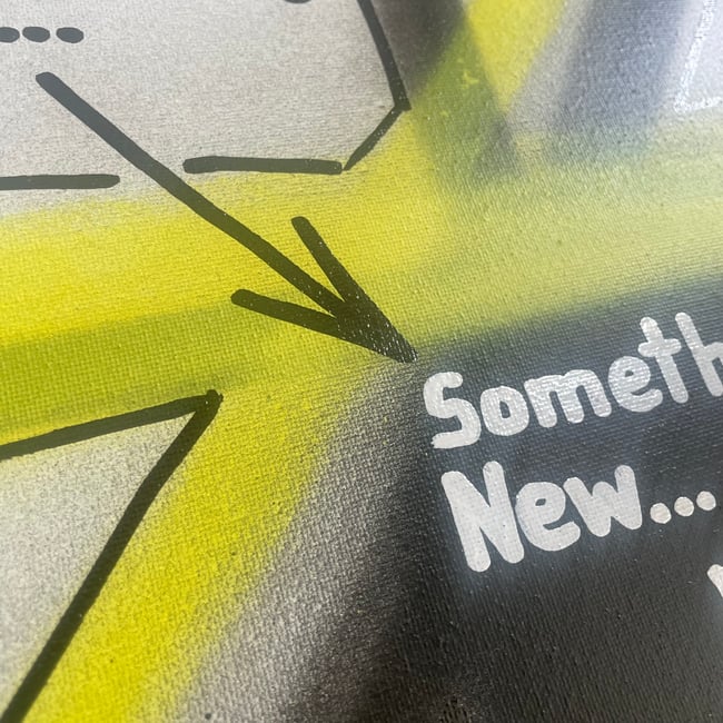 Do Something Newβ¦ 12β x 12β Canvas