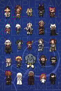 Image 2 of  FFXIV Endwalker:Squiggle Sticker Sheets 