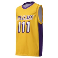 Image 3 of PSALMS 111 Unisex Basketball Jersey
