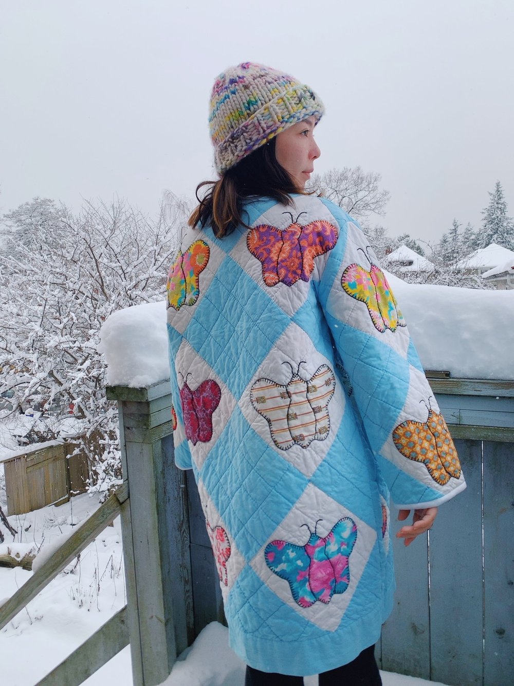 Image of Quilt Coat — Butterflies 