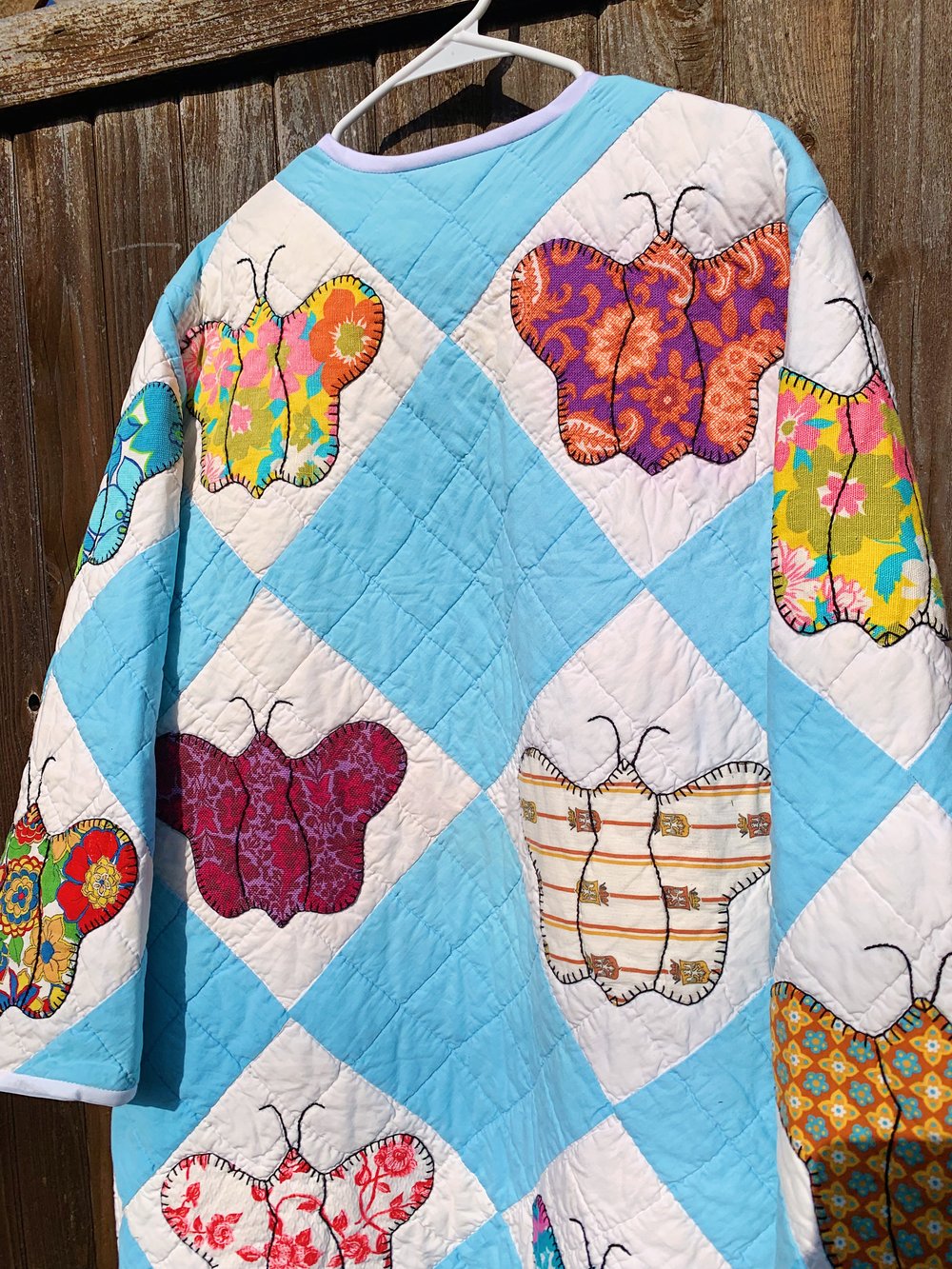 Image of Quilt Coat — Butterflies