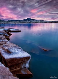Image 1 of Abiquiu Winter Sunset 3 print set 