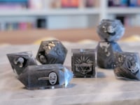 Image 1 of No Face dice set