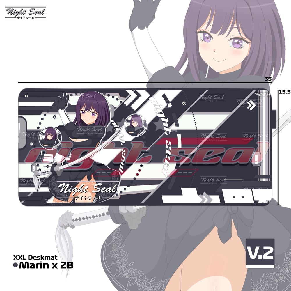 Image of MARIN X 2B / XXL Desk mat 