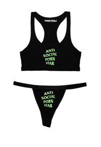 Image 1 of ANTI SOCIAL STAR TANK TOP SET