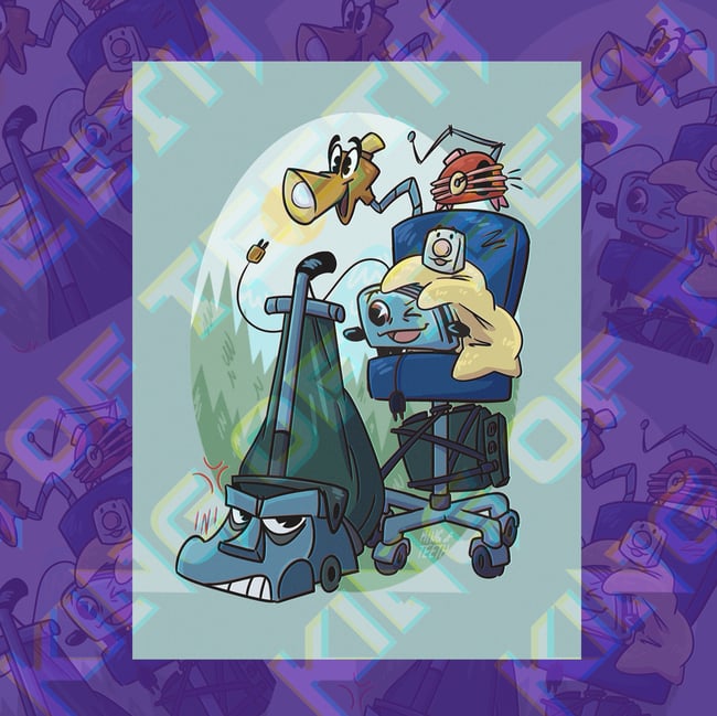 BRAVE LITTLE TOASTER - Print