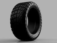 8mm Off Road Tires Beadlock style - Plastic