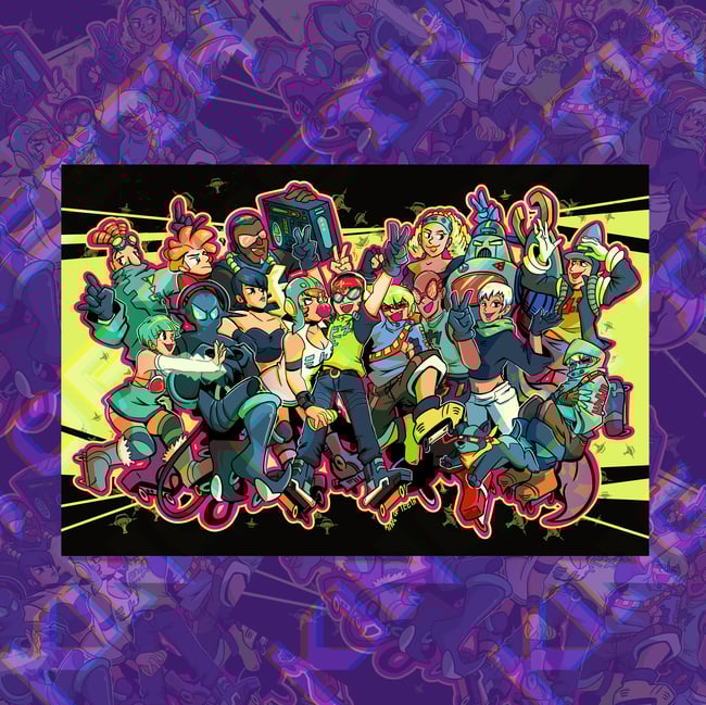 JET SET RADIO FUTURE GROUP PHOTO - Print