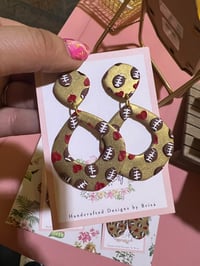 Image 1 of Football Earrings