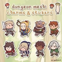 Image 1 of [PRE-ORDER] CHARMS & STICKERS - DUNMESHI