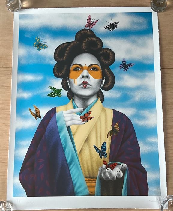 Fin Dac Sérigraphie Nabigwa Numérotée Signée finie main