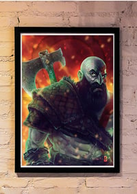 Image 2 of Kratos - God of War - A3 Poster Print