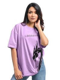 Cottonblend Half Sleeve Oversized T-Shirts for Women