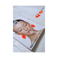 Image 3 of NEON MANDARINA uhani CVET .3 // steel NEON MANDARINE earrings BLOSSOM .3