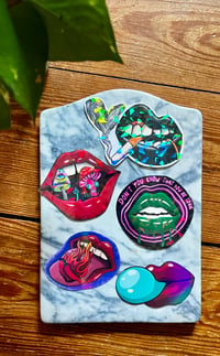 Image 1 of Sticker Set Lips 