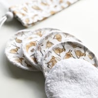 Image 1 of re-usable face wipes - hares