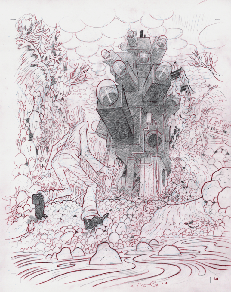L'architecte part 1, page 16 (pencils)