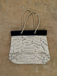 Image 3 of RRL NAVY STENCILS TOTE BAG