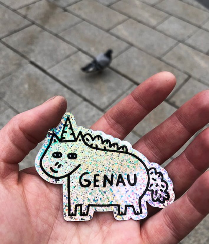 Image of Genau Glitter Sticker 