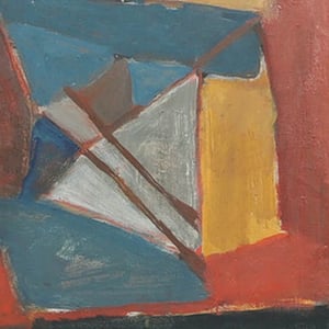 Image of  Mid Century  Swedish abstract  HJÖRDIS BREIDE. 